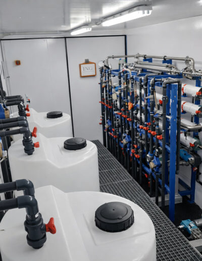 Tratamiento aguas de curtidos. Cataluña 80 m3d